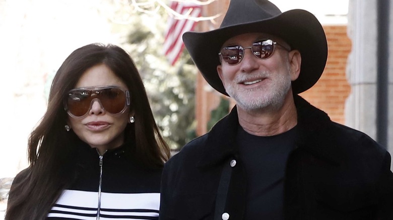 Lauren Sánchez and Jeff Bezos are seen out and about on December 24, 2025 in Aspen, Colorado (2025)