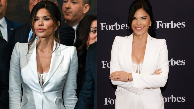 Lauren Sánchez at the 2025 Inauguration and a Forbes event