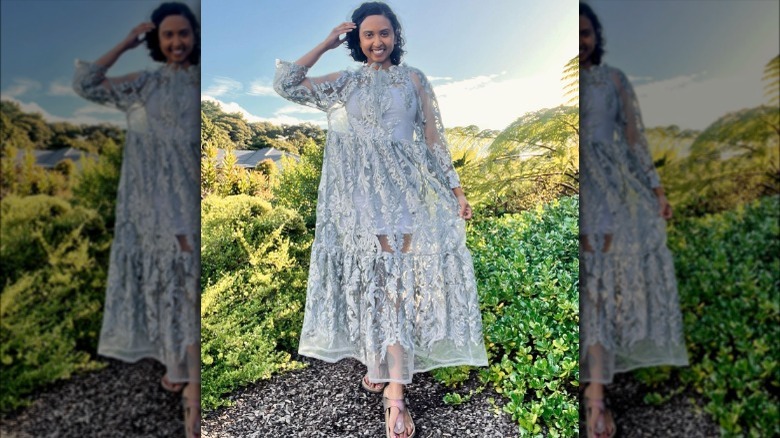 Lace mermaidcore dress