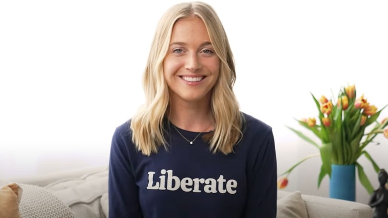 Olivia Bowser wearing Liberate shirt