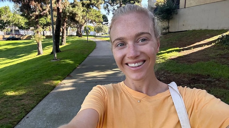 Olivia Bowser smiling while posing in a selfie