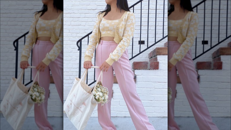 Yellow and orange and yellow and pink