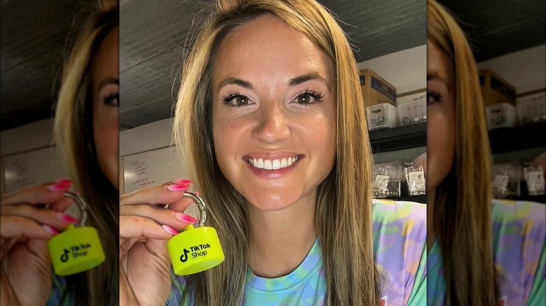 Lerin Lockwood  smiling with Lion Latch