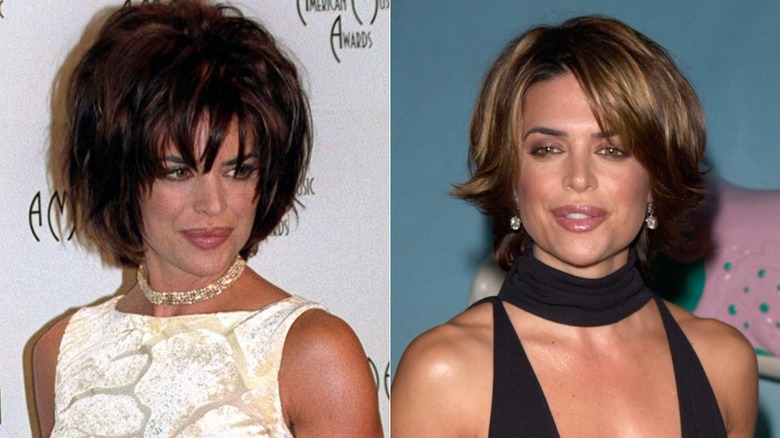 Lisa Rinna in 1997 and 2000