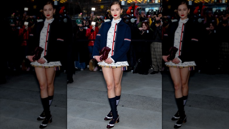 Lola Tung at New York Fashion Week in 2025.