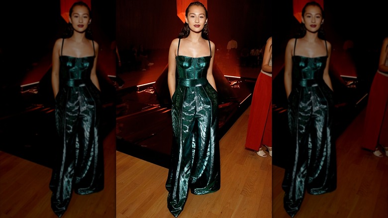 Lola Tung at a fashion show in 2023.