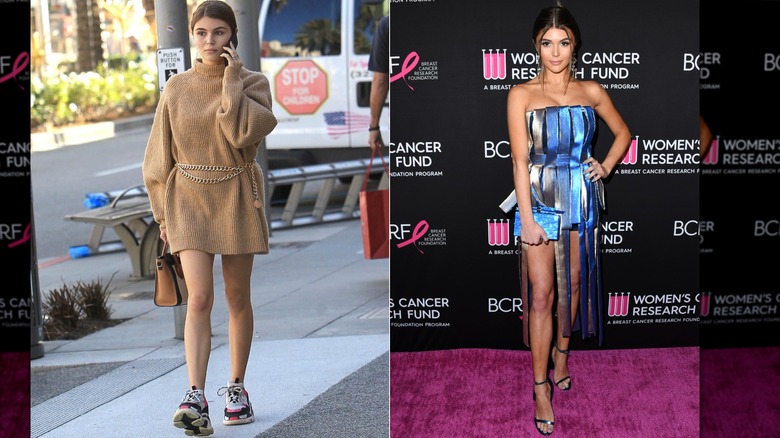 Olivia Jade in 2018 and 2019