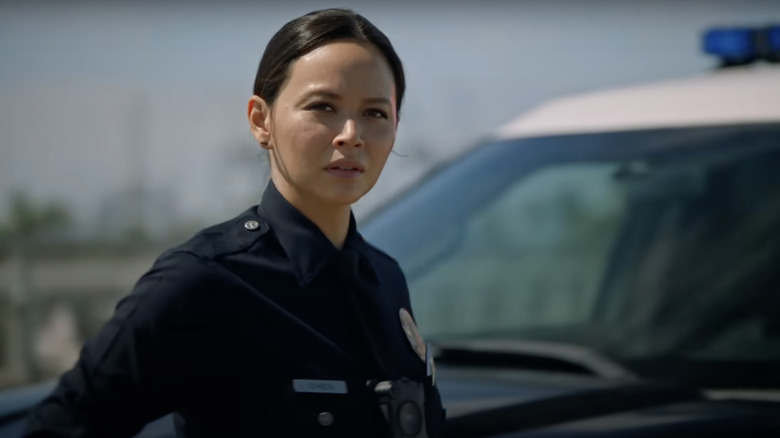 Melissa O'Neil in costume as Lucy Chen on ABC's 