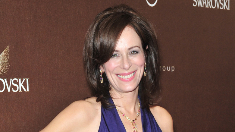 Jane Kaczmarek posing for a photo at the 10th Annual Costume Designers Guild Awards