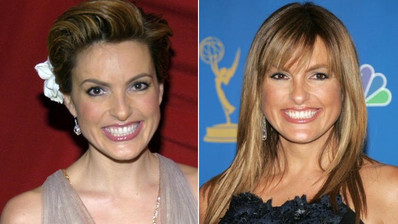 Mariska Hargitay samples a grown-out pixie and long hair with bangs