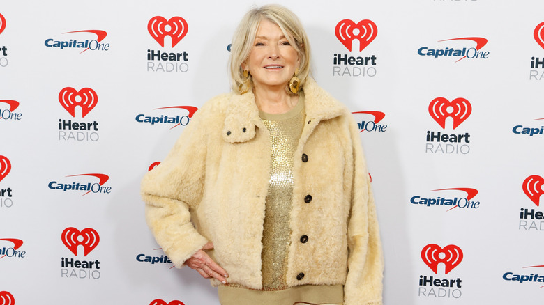 Martha Stewart posing on the red carpet