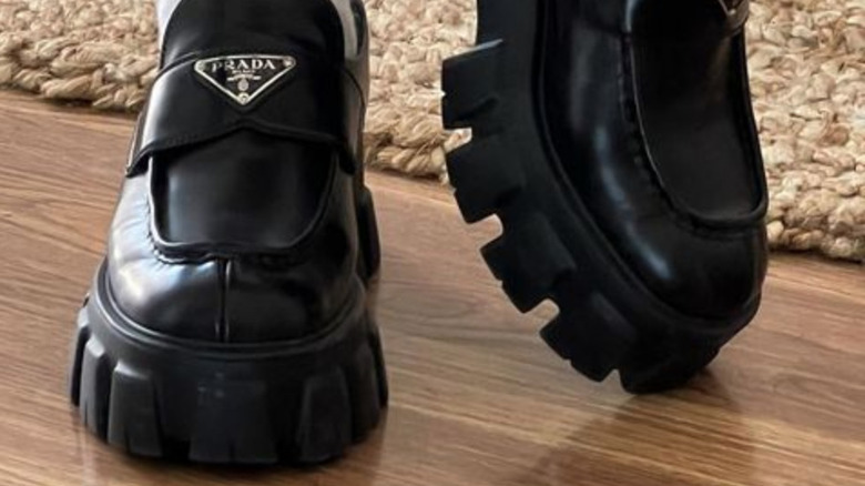 Prada chunky loafers