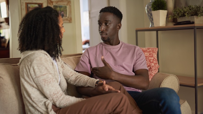 couple talking to each other