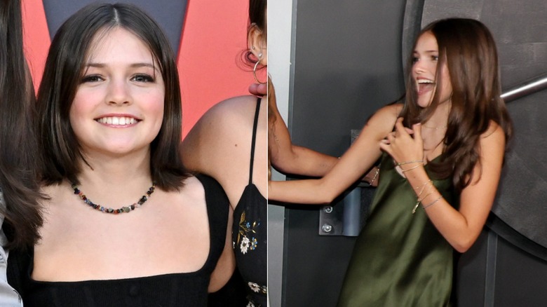 Stella Damon on the red carpet