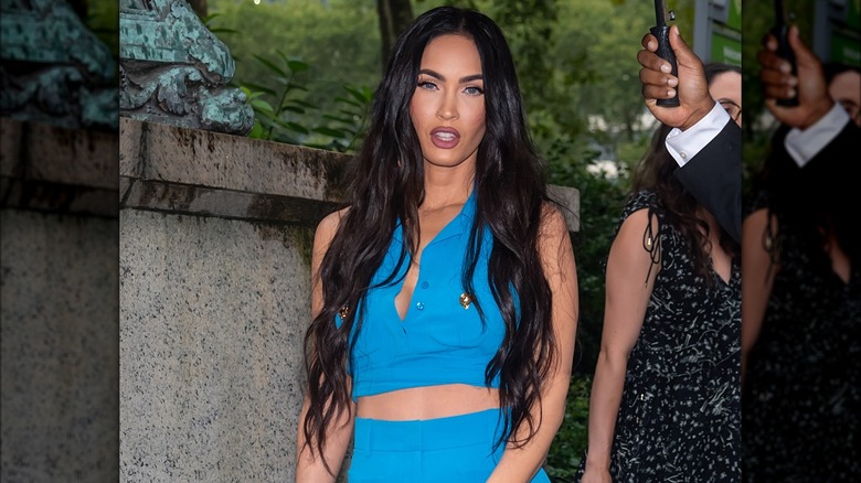 Megan Fox long dark hair