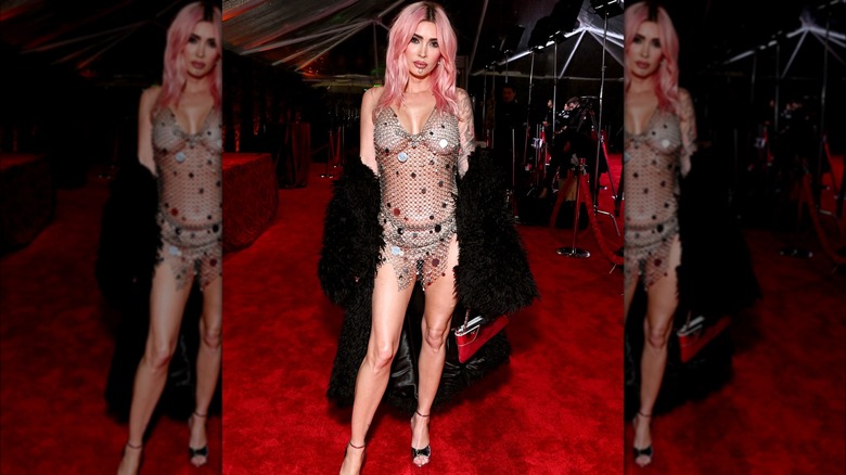 Megan Fox in chainmail dress