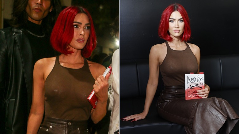 Megan Fox wering pasties