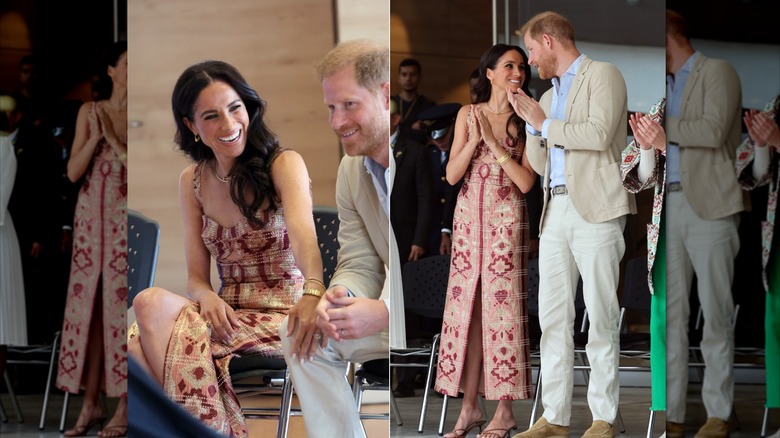 Meghan Markle and Prince Harry in Bogota, Colombia in 2024.