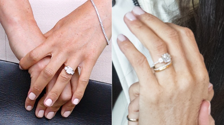Meghan Markle's ring in 2018 vs her ring at the 2025 Invictus Games