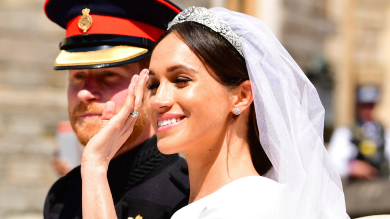 meghan markle at her wedding