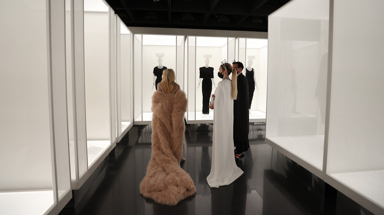 Met Gala exhibition inside