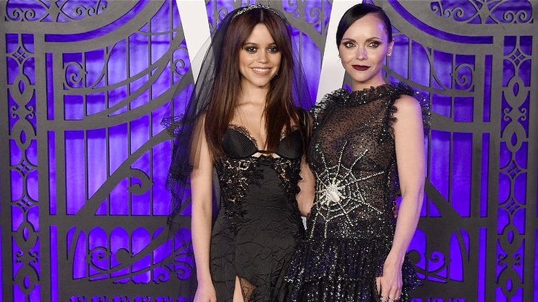 Jenna Ortega and Christina Ricci