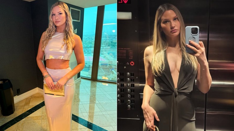 Two photos of Molly O'Connell in 2025