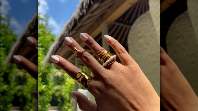 molten stacked rings