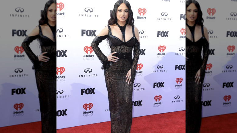 Becky G on the 2023 iHeartRadio Music Awards red carpet.