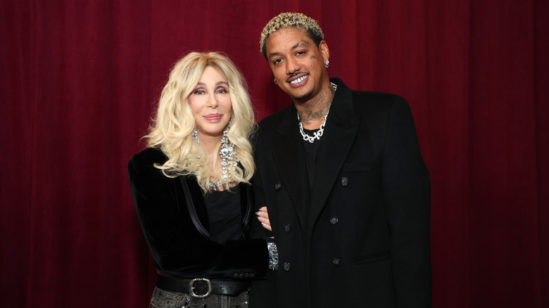 Cher and Alexander Edwards smiling