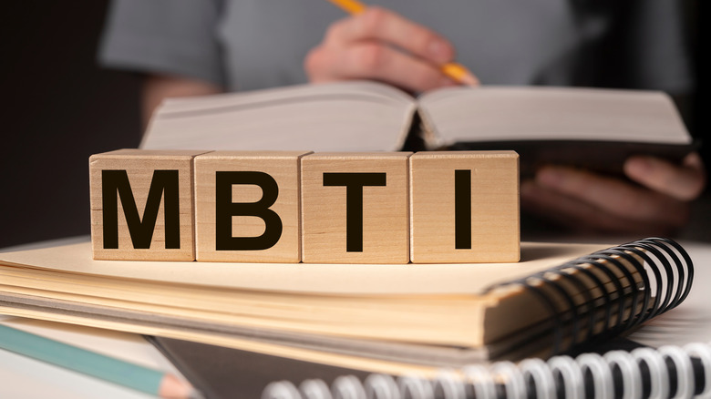 MBTI on wooden blocks 