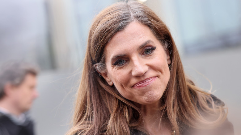 Nancy Mace with long hair smiling