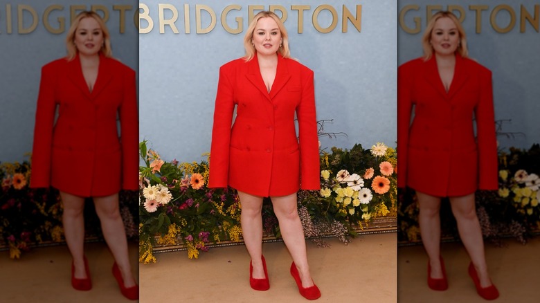 Nicola Coughlan "Bridgerton" premiere 2024