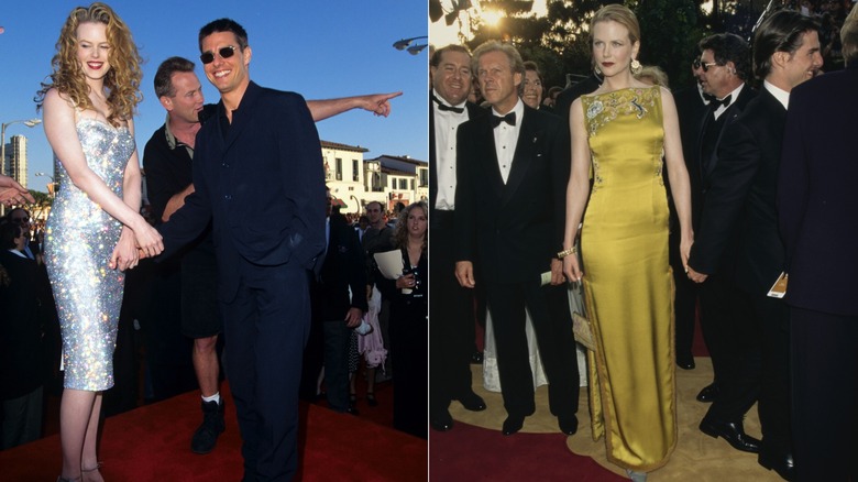 Nicole Kidman in 1995 and 1997