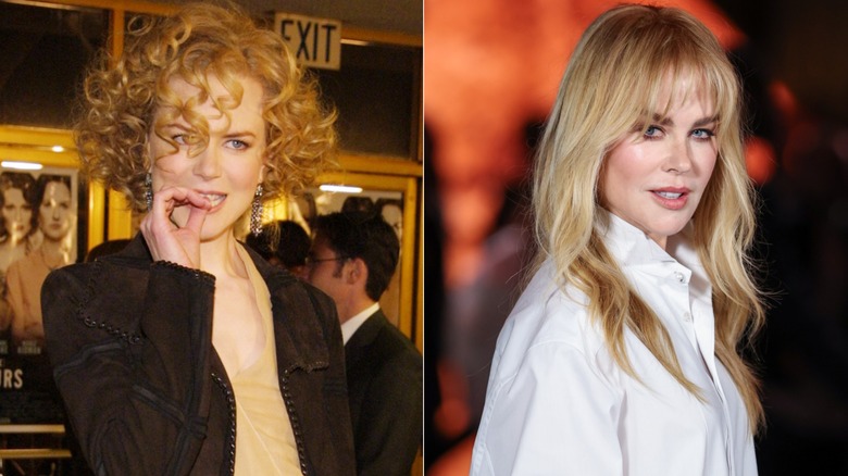 Nicole Kidman in 2002 and 2025