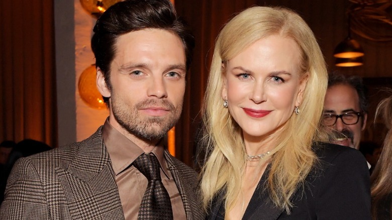 Sebastian Stan and Nicole Kidman pose together