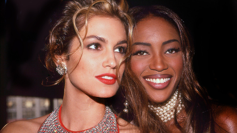 Cindy Crawford and Naomi Campbell in the '90s