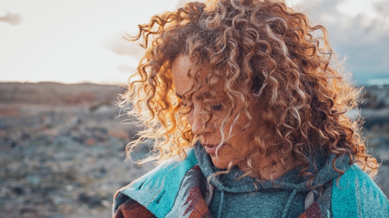 woman in deep thought