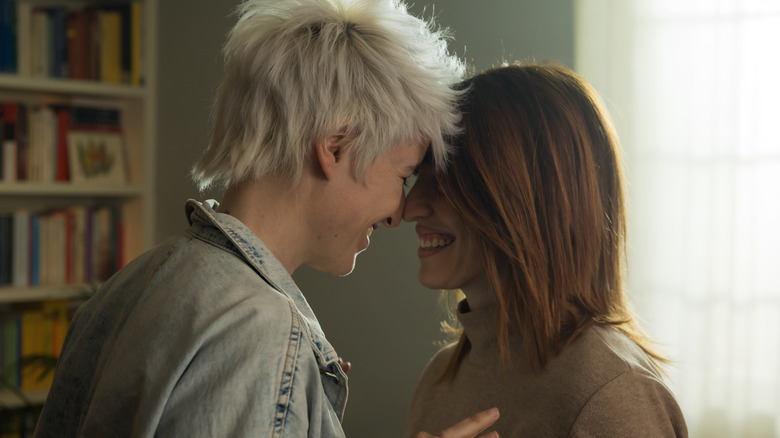 happy couple dancing