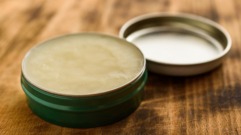 Tin of skin balm