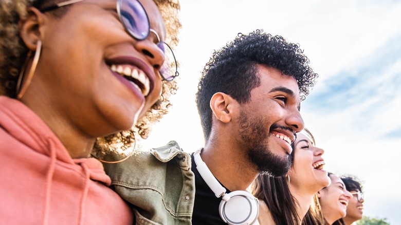 friends supporting each other