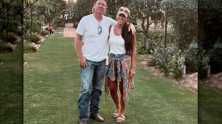 Chip and Joanna Gaines pose together