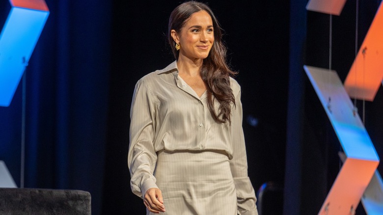 Meghan Markle smiling