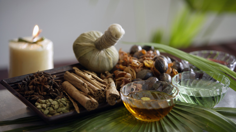 Woman experiencing nasal discomfort