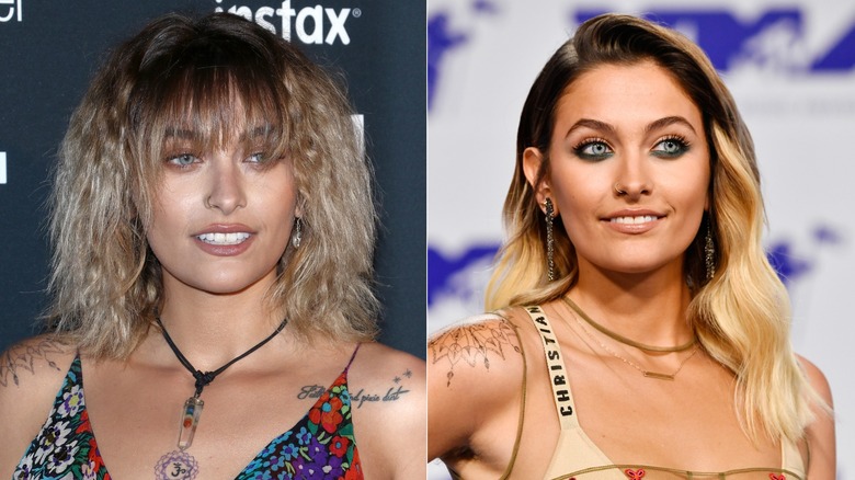 Paris Jackson at red carpet events in 2017.