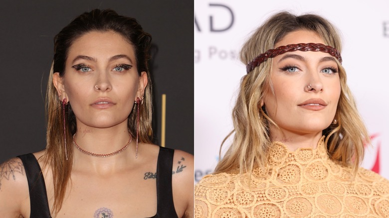 Paris Jackson at red carpet events in 2021.