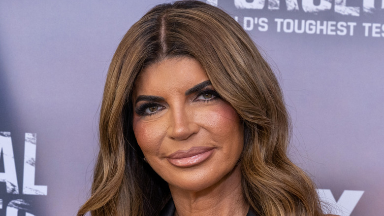 Teresa Giudice with wavy hair