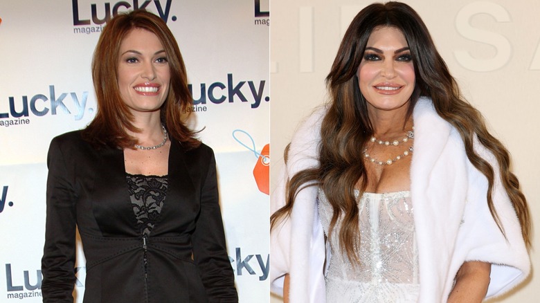 Kimberly Guilfoyle with a feathery shoulder cut and with her waved extensions