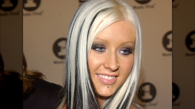 Christina Aguilera in 2002
