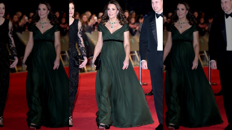Catherine, Duchess of Cambridge attends the EE British Academy Film Awards (BAFTA) held at the Royal Albert Hall on February 18, 2018